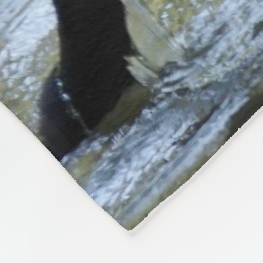 Kapucijnaap Fleece Deken (Hoek)