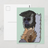 Kapucijneraap briefkaart (Voorkant / Achterkant)