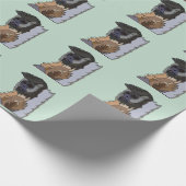 Kapucijneraap cadeaupapier (Hoek)