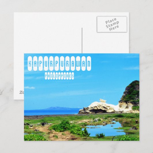 Kapurpurawan Rock Formation Briefkaart (Voorkant / Achterkant)