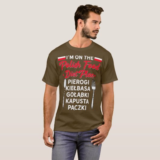 Kapusta Pierogi Lover Funny Im op het Poolse T-shirt (Voorkant volledig)