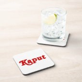 KAPUT ♦ WERKT NIET ♦ BIER ONDERZETTER (Rechterzijde)