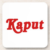 KAPUT ♦ WERKT NIET ♦ BIER ONDERZETTER (Voorkant)