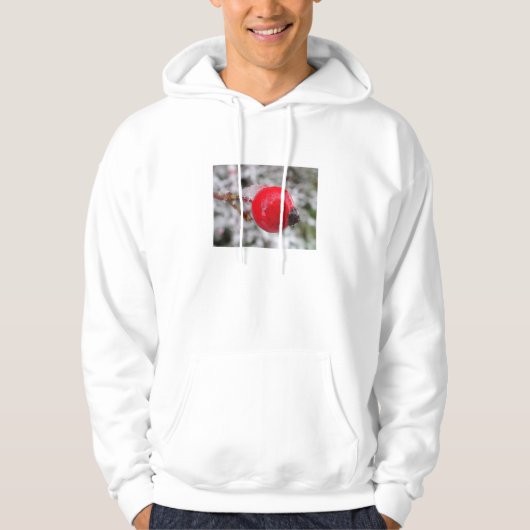 Kapuzenshirt Hagebutte mit Eis Hoodie (Voorkant)