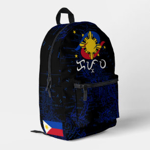 Kapwa (Baybayin schrift) Bedrukte Rugzak
