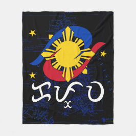 Kapwa (Baybayin schrift) Fleece Deken