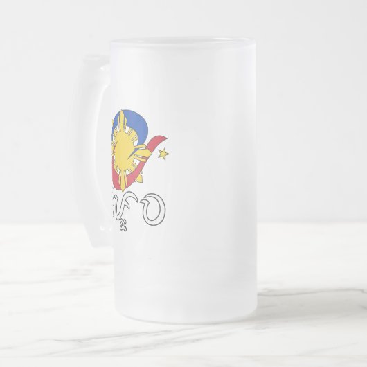 Kapwa (Baybayin script) Matglas Bierpul (Voorkant links)