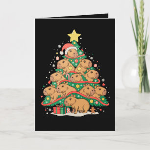 Kapy Kerstmis Kapibarakerstboom Vakantieseizoen Feestdagen Kaart