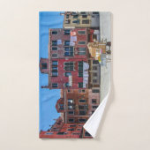 Kar met dozen in Venetië Bad Handdoek (Handdoek)