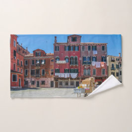 Kar met dozen in Venetië Bad Handdoek