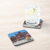 Kar met dozen in Venetië Bier Onderzetter (Rechterzijde)