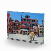 Kar met dozen in Venetië Fotoblokken (Rechts)