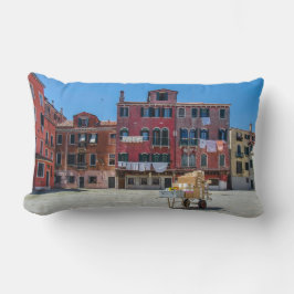 Kar met dozen in Venetië Kussen