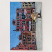 Kar met dozen in Venetië Legpuzzel (Verticaal)