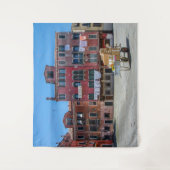 Kar met dozen in Venetië Wandkleed (Voorkant)