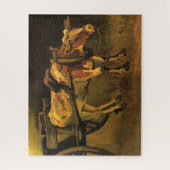 Kar met rode en witte os (Vincent van Gogh) Legpuzzel (Verticaal)