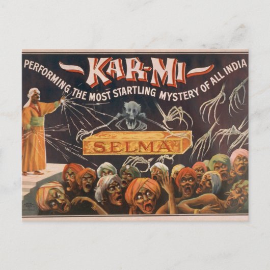 Kar-Mi, 'Selma'  theater Briefkaart (Voorkant)