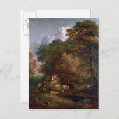 Kar van de Markt van Thomas Gainsborough |The, Briefkaart (Voorkant / Achterkant)