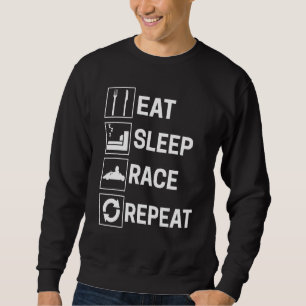 Kar voor racerraces met karting trui