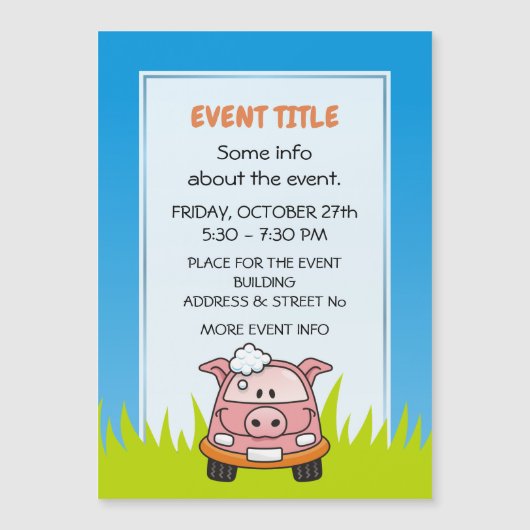 Kar Wash Pig (Voorkant)