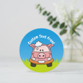 Kar Wash Pig Kaart (Staand voorkant)