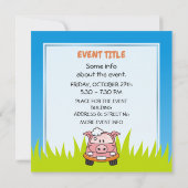 Kar Wash Pig Kaart (Achterkant)