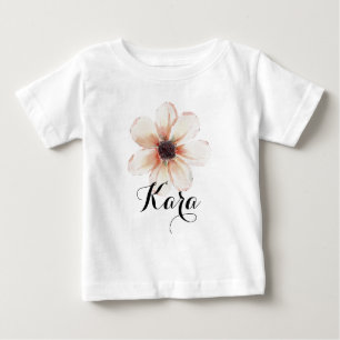 Kara naam baby meisjes onthulling pasgeboren roze 