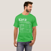 KARA Nutrition Personalized Name Funny Christmas G T-shirt (Voorkant volledig)