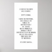 KARAAT CREED POSTER (Voorkant)