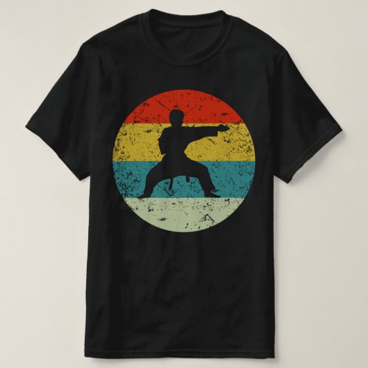 karaatretro  silhouette 70s t-shirt (Design voorkant)