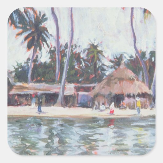 Karaban Senegal 1997 Vierkante Sticker (Voorkant)