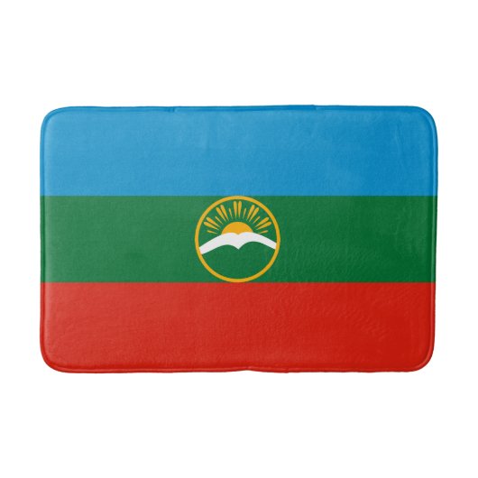 Karachay Cherkessia-vlag Badmat (Voorkant)