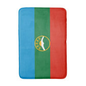 Karachay Cherkessia-vlag Badmat (Voorkant Verticaal)