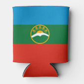 Karachay Cherkessia-vlag Blikjeskoeler (Voorkant)