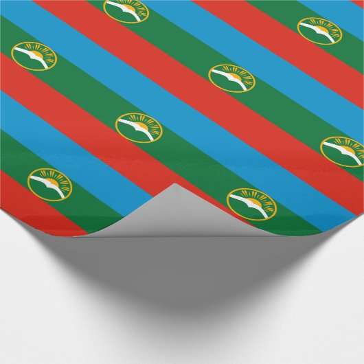 Karachay Cherkessia-vlag Cadeaupapier (Hoek)
