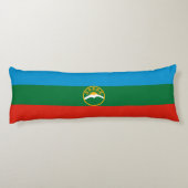 Karachay Cherkessia-vlag Lichaamskussen (Achterkant)