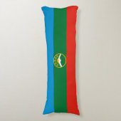 Karachay Cherkessia-vlag Lichaamskussen (Voorkant Verticaal)