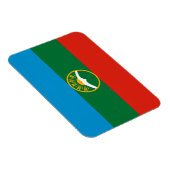 Karachay Cherkessia-vlag Magneet (Rechterzijde)