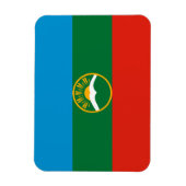 Karachay Cherkessia-vlag Magneet (Verticaal)