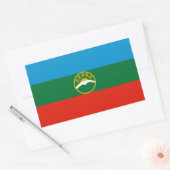 Karachay Cherkessia-vlag Rechthoekige Sticker (Envelop)