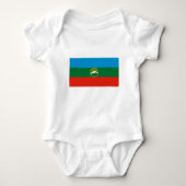 Karachay Cherkessia-vlag Romper (Voorkant)