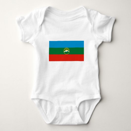 Karachay Cherkessia-vlag Romper (Voorkant)
