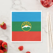 Karachay Cherkessia-vlag Servet (Insitu)