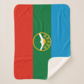 Karachay Cherkessia-vlag Sherpa Deken (Voorkant)