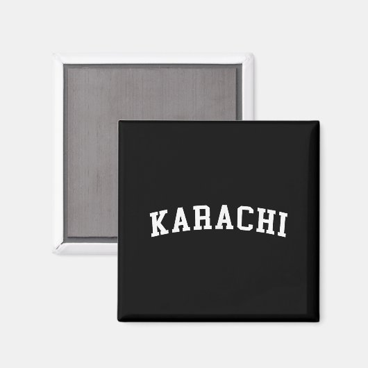 Karachi magneet (Voorkant / Achterkant)