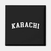 Karachi  magneet (Voorkant)