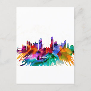 Karachi Pakistan Feestdagenkaart