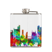 Karachi Pakistan Skyline Heupfles (Achterkant)