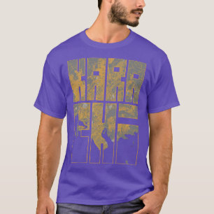 Karachi Pakistan Stadsplattegrond Typografie Bauha T-shirt