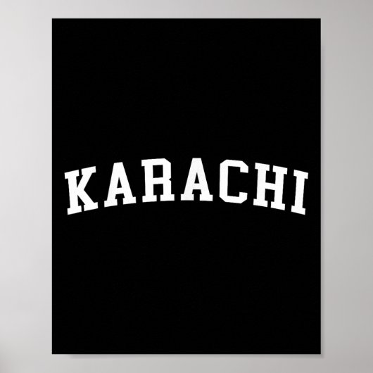Karachi  poster (Voorkant)